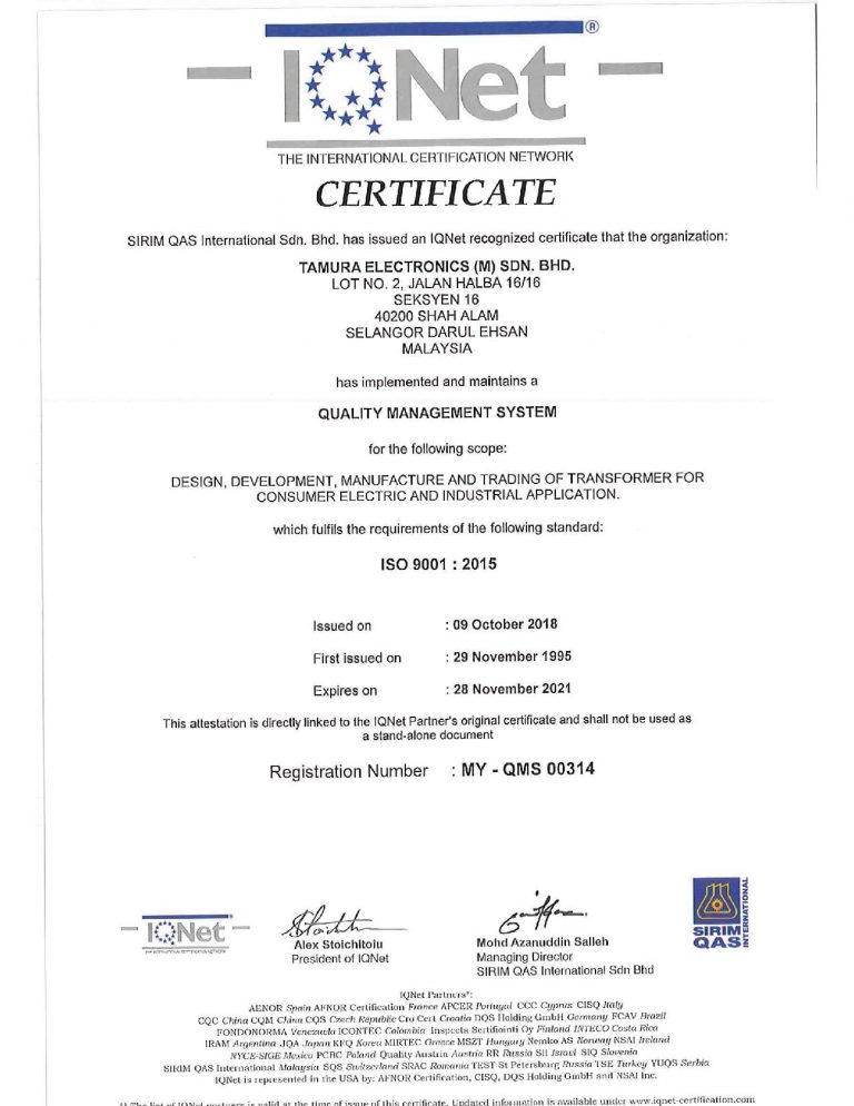 ISO 9001-2015 exp 28 Nov 2021-QMS 003142